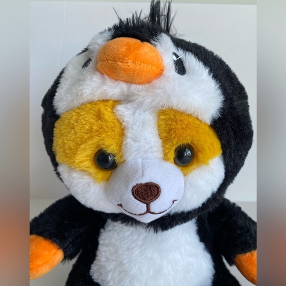 NWT Peek A Boo Plush Toys Pingo The Dog In Penguin Disguise 15 " Cuddle Toy Gift - Picture 3 of 8